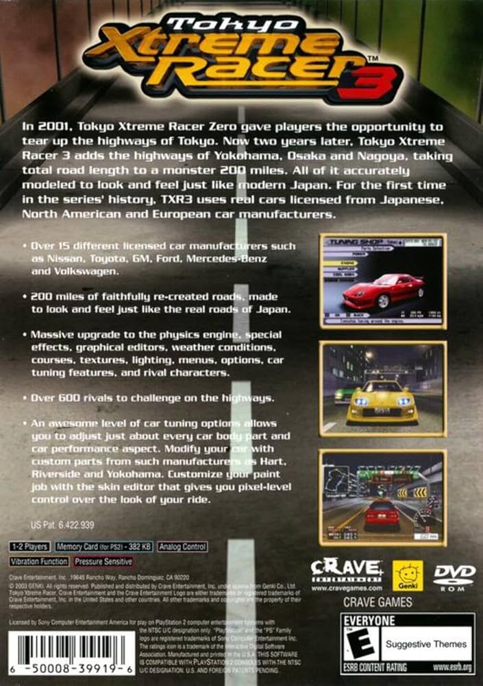 Tokyo Extreme Racer 3 - PlayStation 2: PlayStation 2: Video